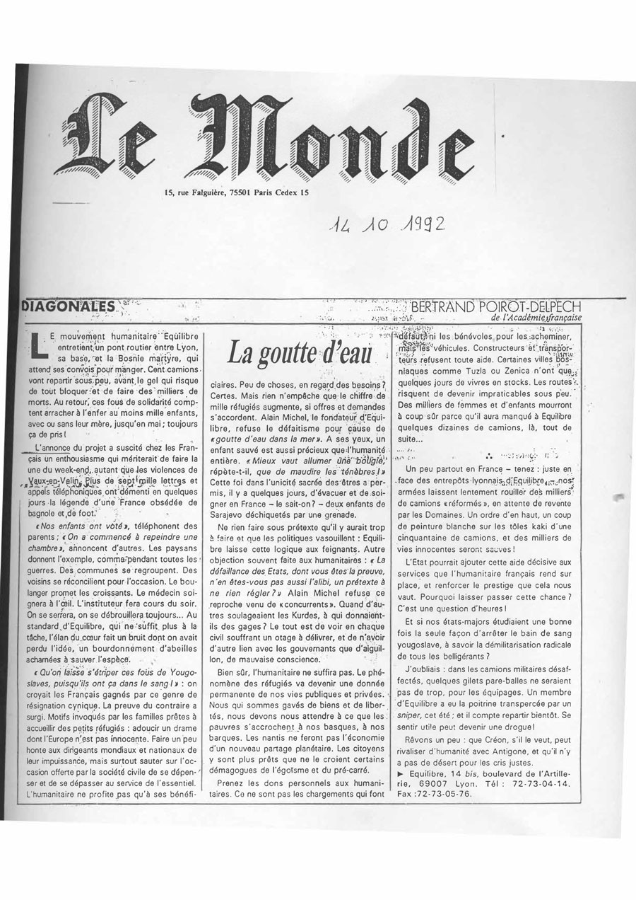 92.10.14 - Le Monde