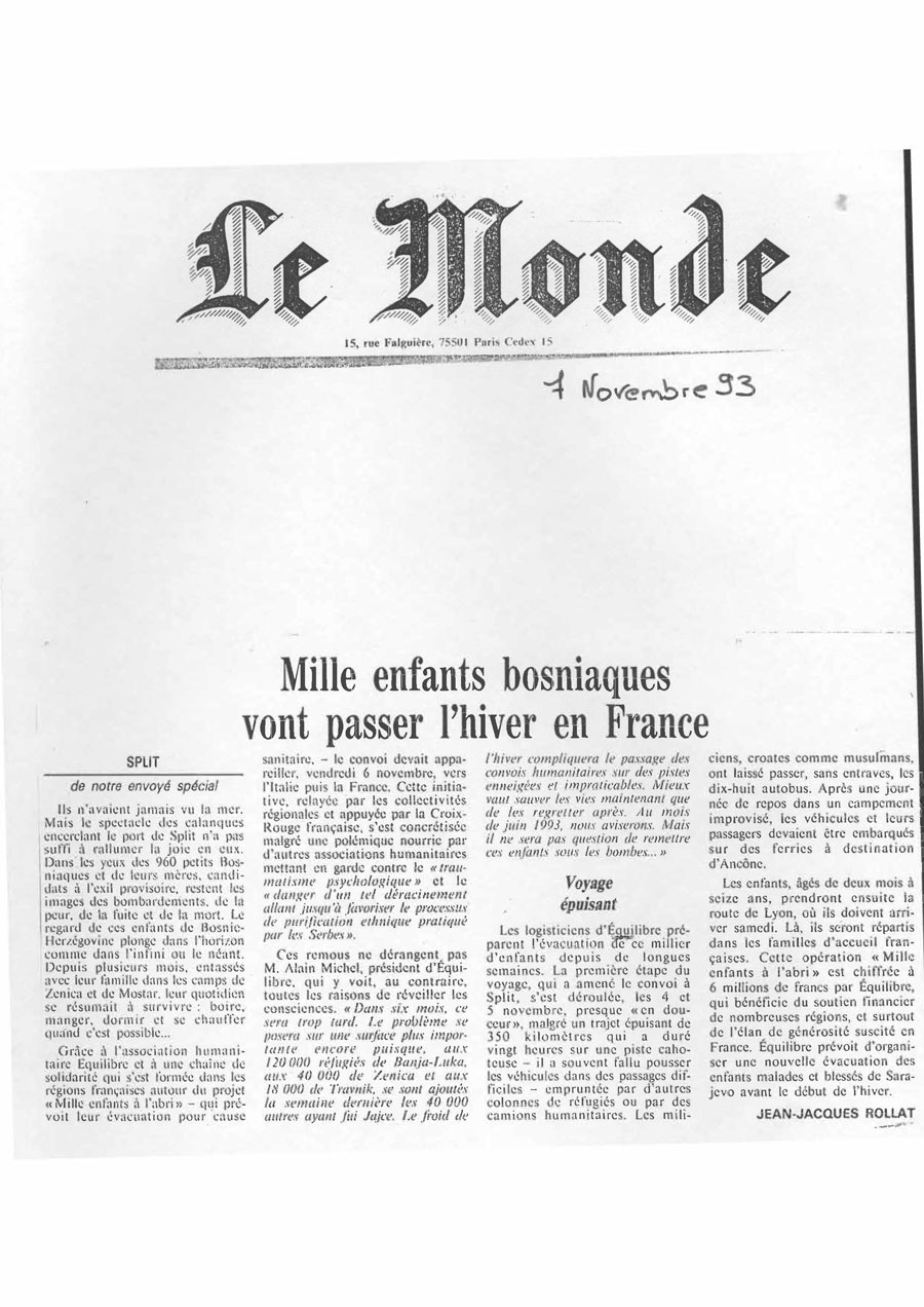 93.11.07 - Le Monde